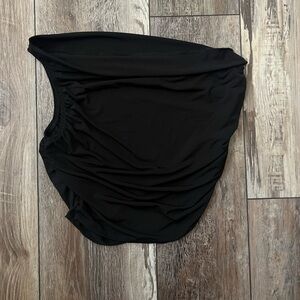 NWOT WEAREVER OFF THE SHOULDER BLACK SHIRT SIZE L